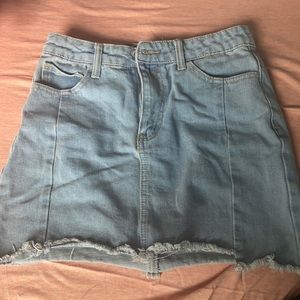 Denim skirt